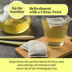 50 Lemongrass Tea Bags, Te De Limon, 100% Natural, Premium Lemon Grass Tea, Relaxing & Calming, Non-GMO, Caffeine-Free. by Akshit.
