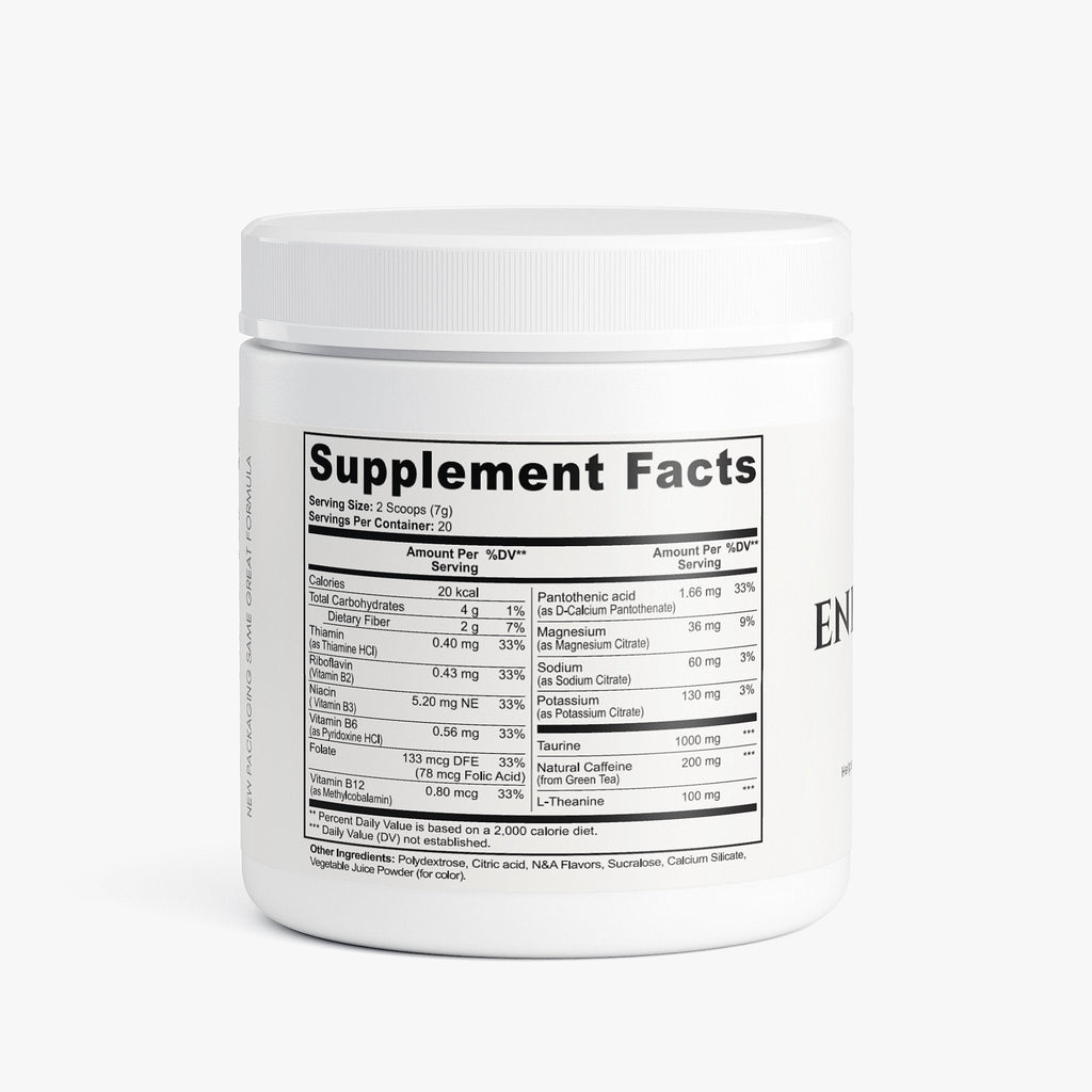 Energy + Focus + Hydration Drink Mix - Melon