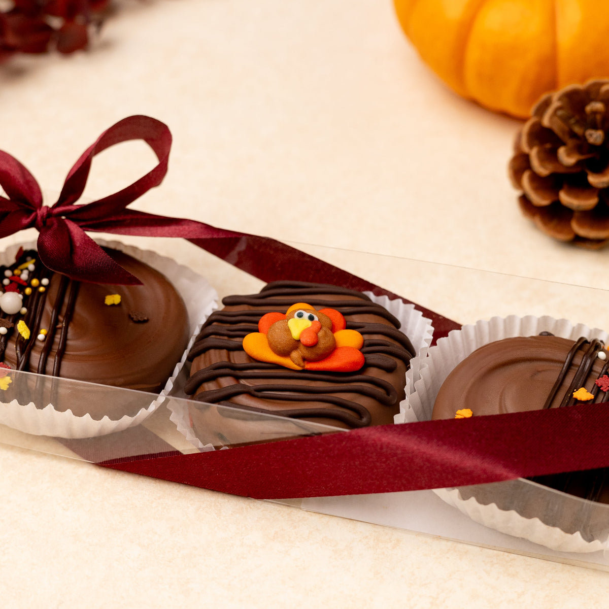 3-Piece Decorated Oreo Box - Thanksgiving