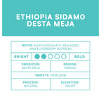 Ethiopia Sidamo Desta Meja