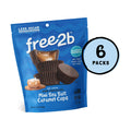 Free2b Mini Sea Salt Caramel Dark Chocolate Cups, 3.5 oz (Case of 6)