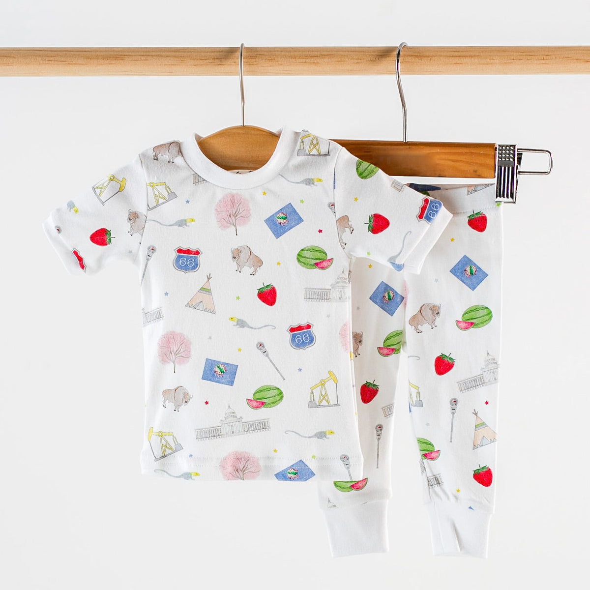 Oklahoma Kids Organic Cotton Pajama Set