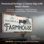 Rustic Farmhouse Sign