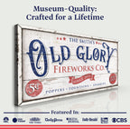 Personalized Old Glory Firework Co Sign