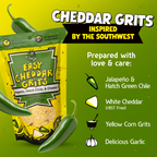 Jalapeño, Hatch Green Chile, Cheddar Grits