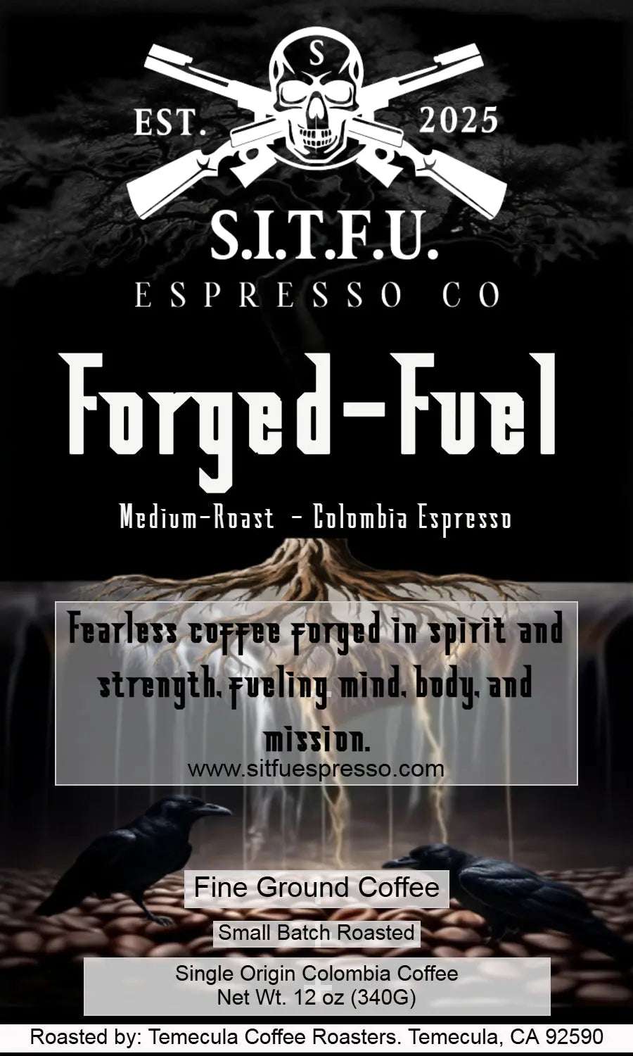 Forged Fuel Colombia Espresso.