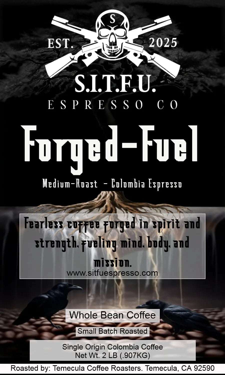 Forged Fuel Colombia Espresso.