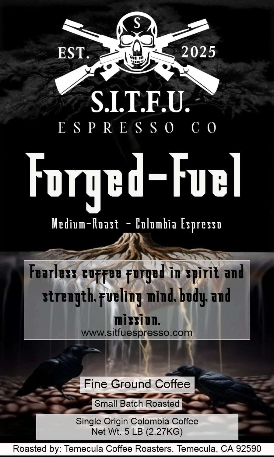 Forged Fuel Colombia Espresso.
