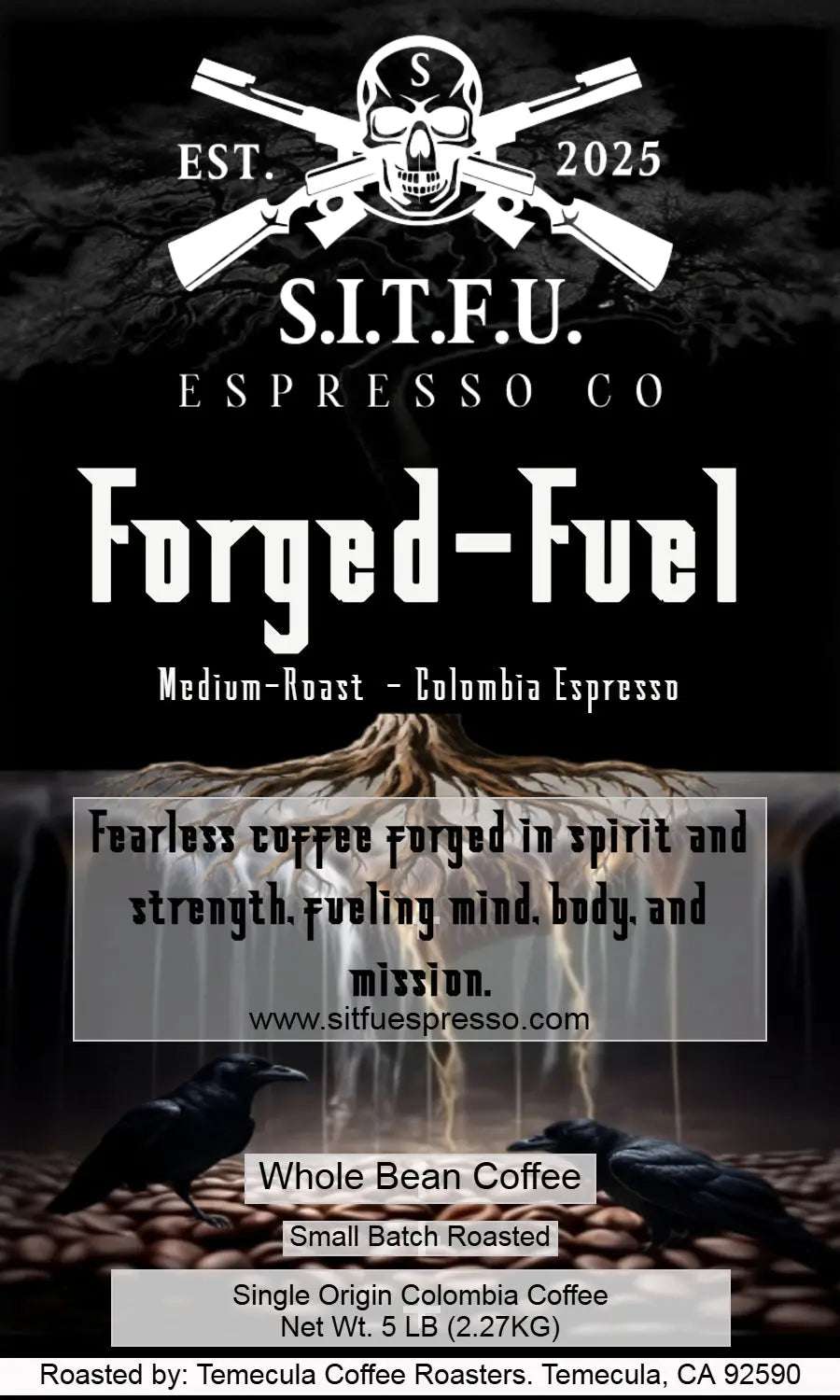 Forged Fuel Colombia Espresso.