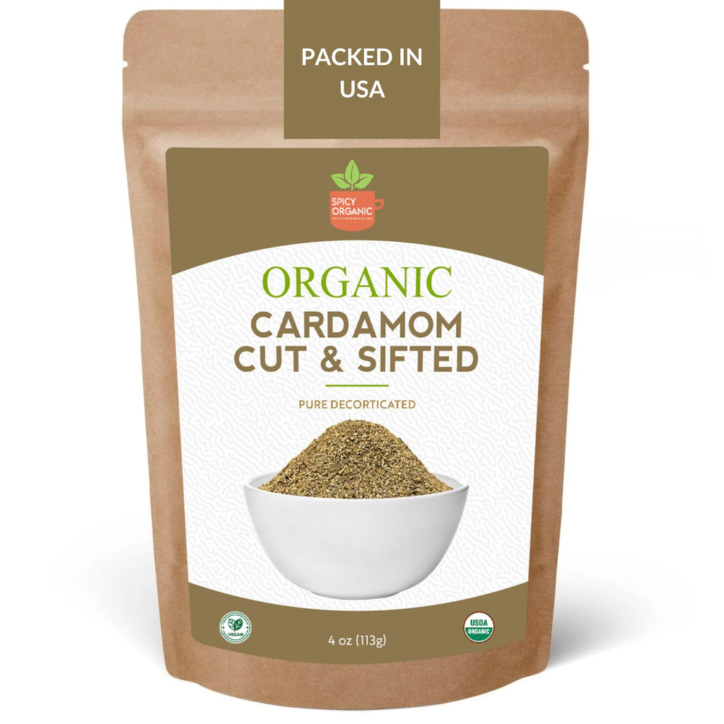 Organic Cardamom Cut & Sifted – For Chai & Tea Blends