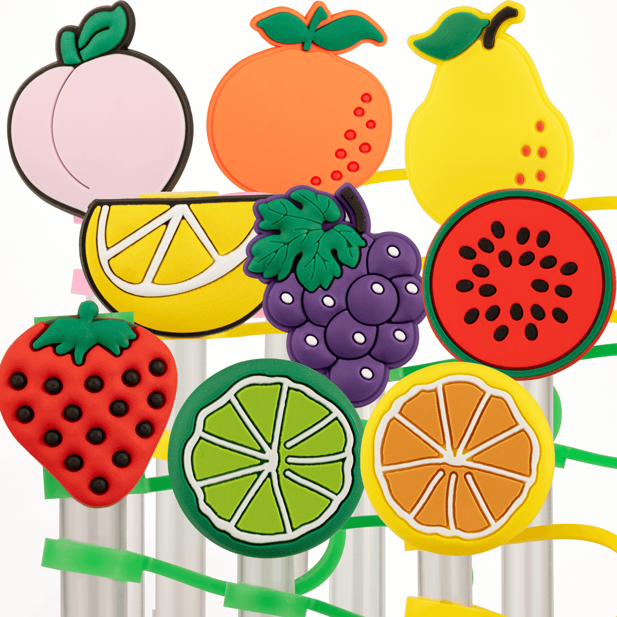 Fruit Straw Topper Collection