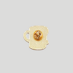 "Fueled By Tea" Teacup Enamel Pin
