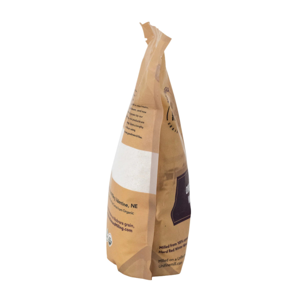 Organic Whole Wheat Flour | 2.5 lb | Non-GMO | Niobrara Grain & Milling