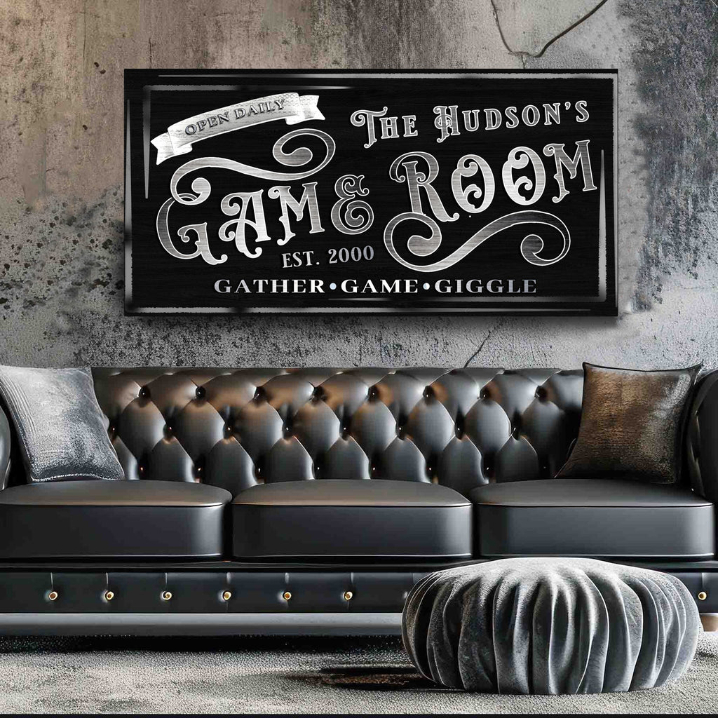 Personalized Game Room Sign II