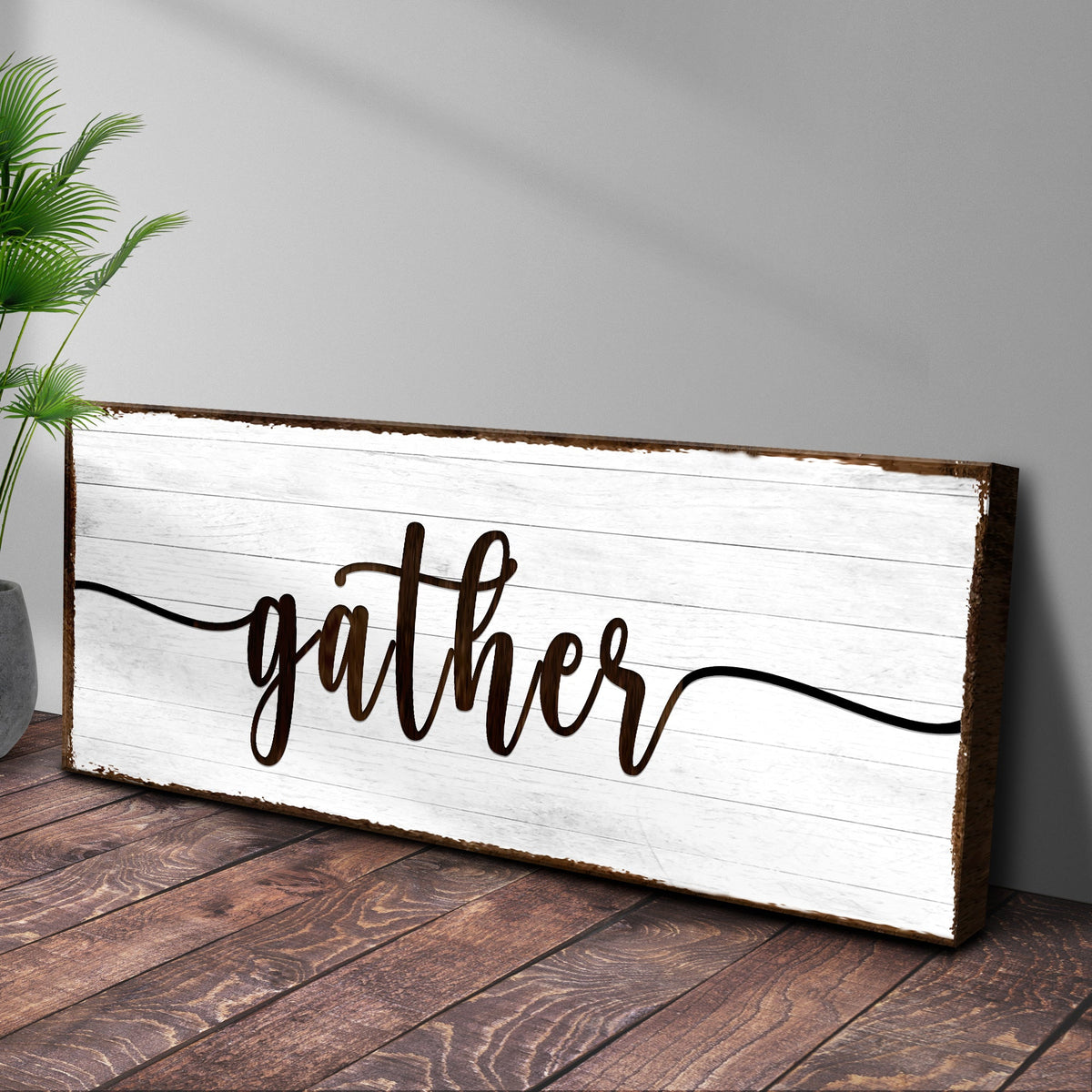 Gather Wall Art Sign II