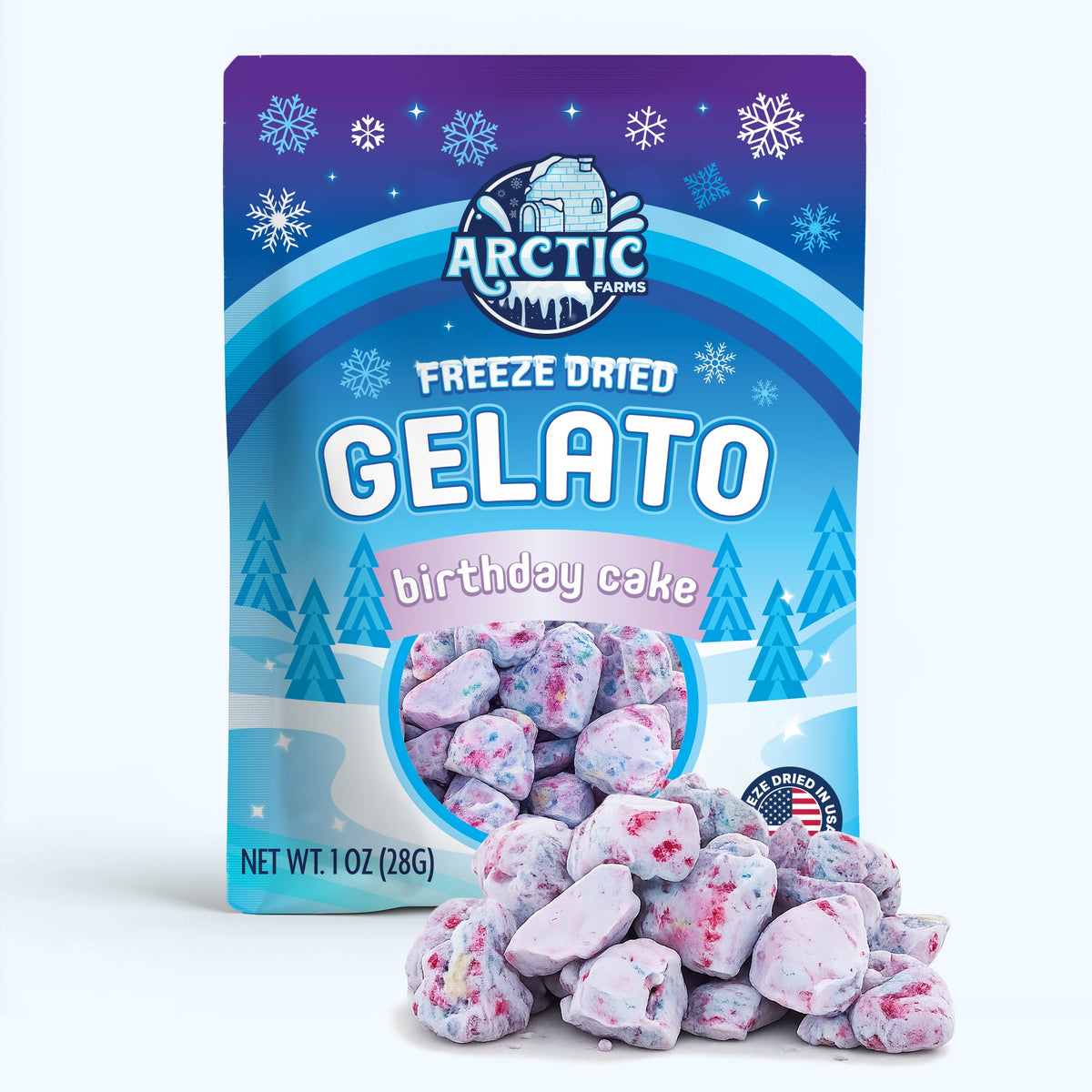 Freeze Dried Gelato - Birthday Cake