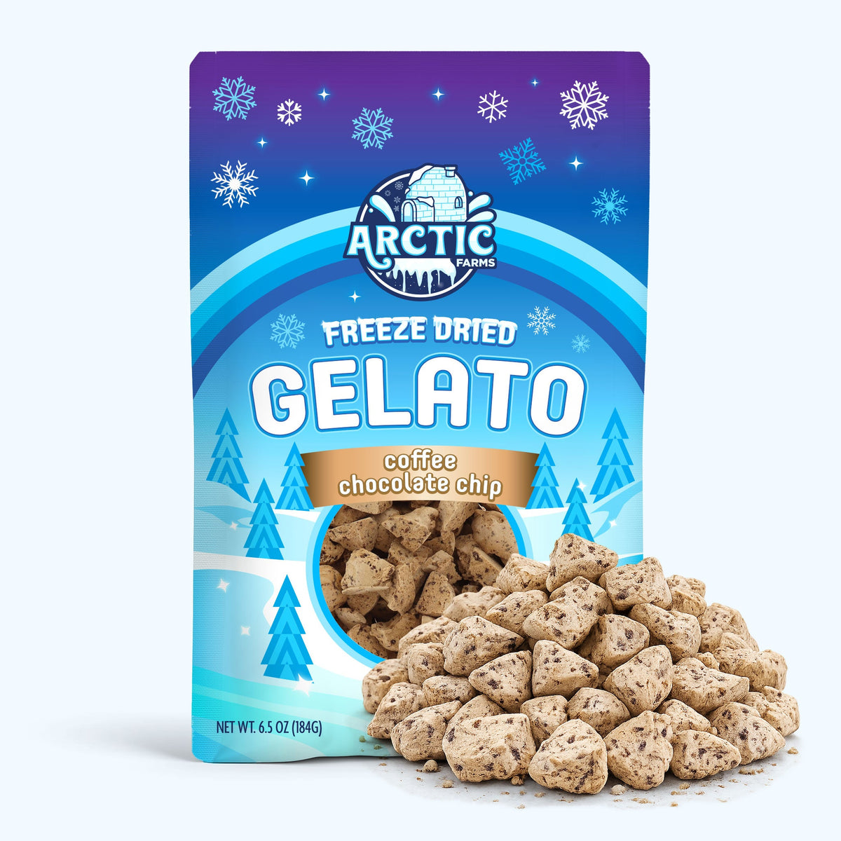 Freeze Dried Gelato - Coffee Chocolate Chip