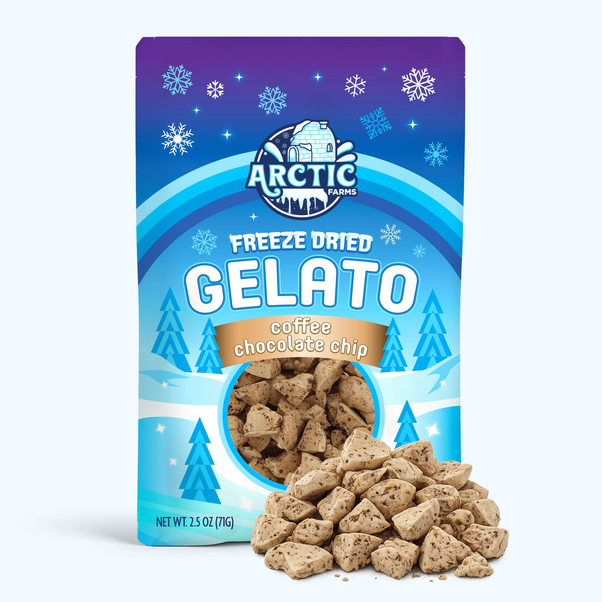 Freeze Dried Gelato - Coffee Chocolate Chip
