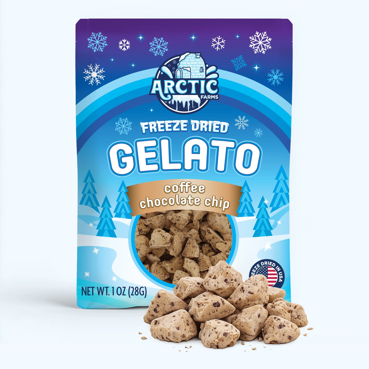 Freeze Dried Gelato - Coffee Chocolate Chip