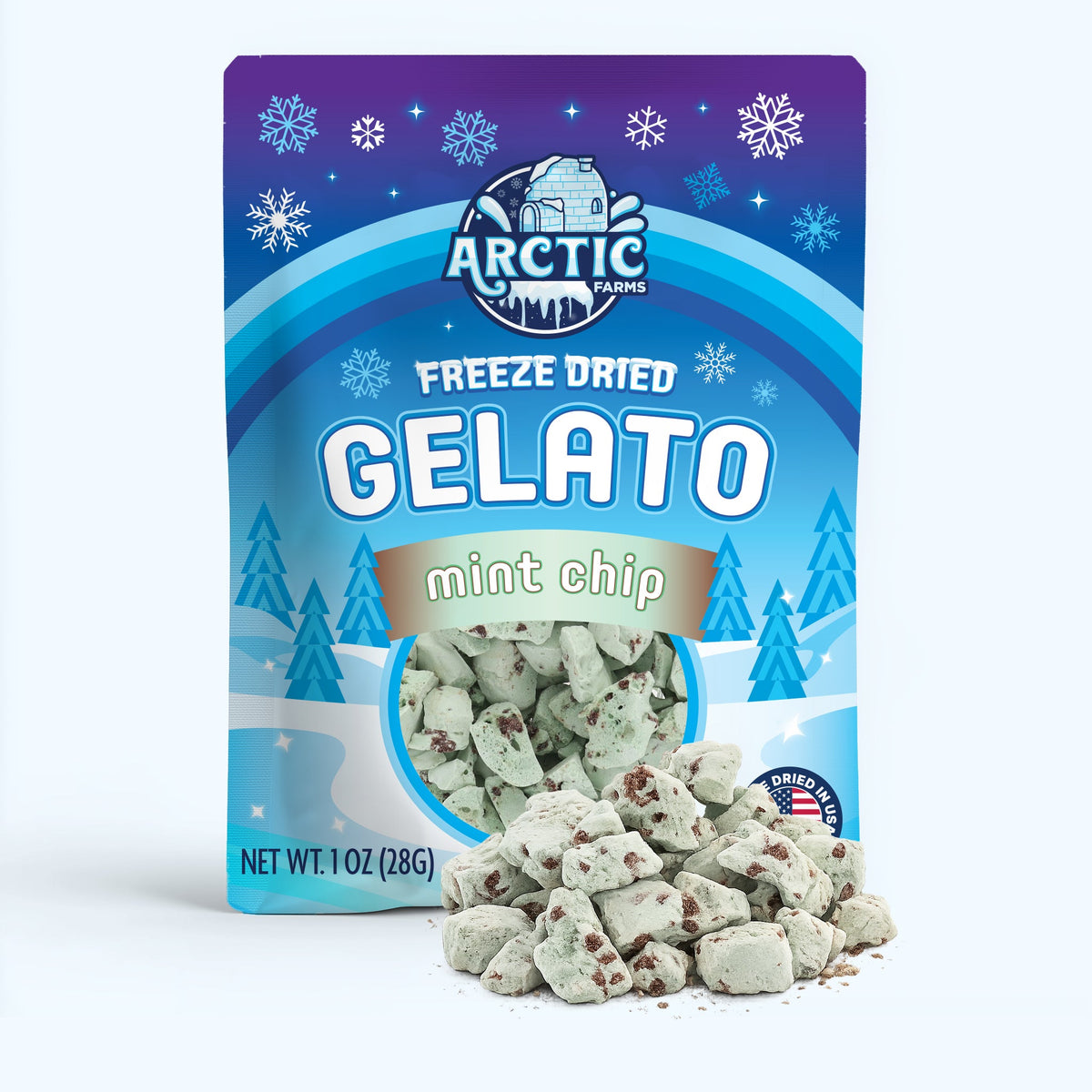 Freeze Dried Gelato - Mint Chocolate Chip