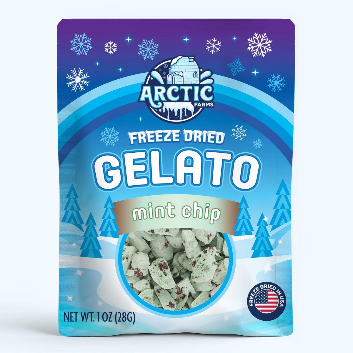 Freeze Dried Gelato - Mint Chocolate Chip