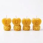 Love Letters Beeswax Tealight 4 Piece Candle Set