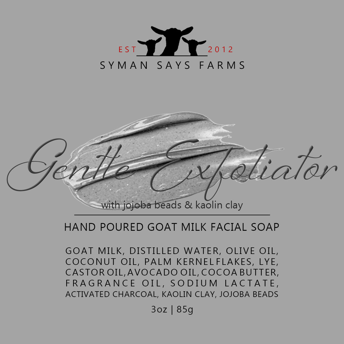 Gentle Exfoliator Face Bar | Goat Milk Soap