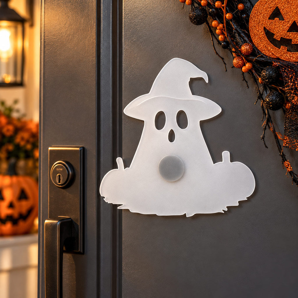 Ghost Magnetic Plaque | 4.5" x 5" | Glowing Creation