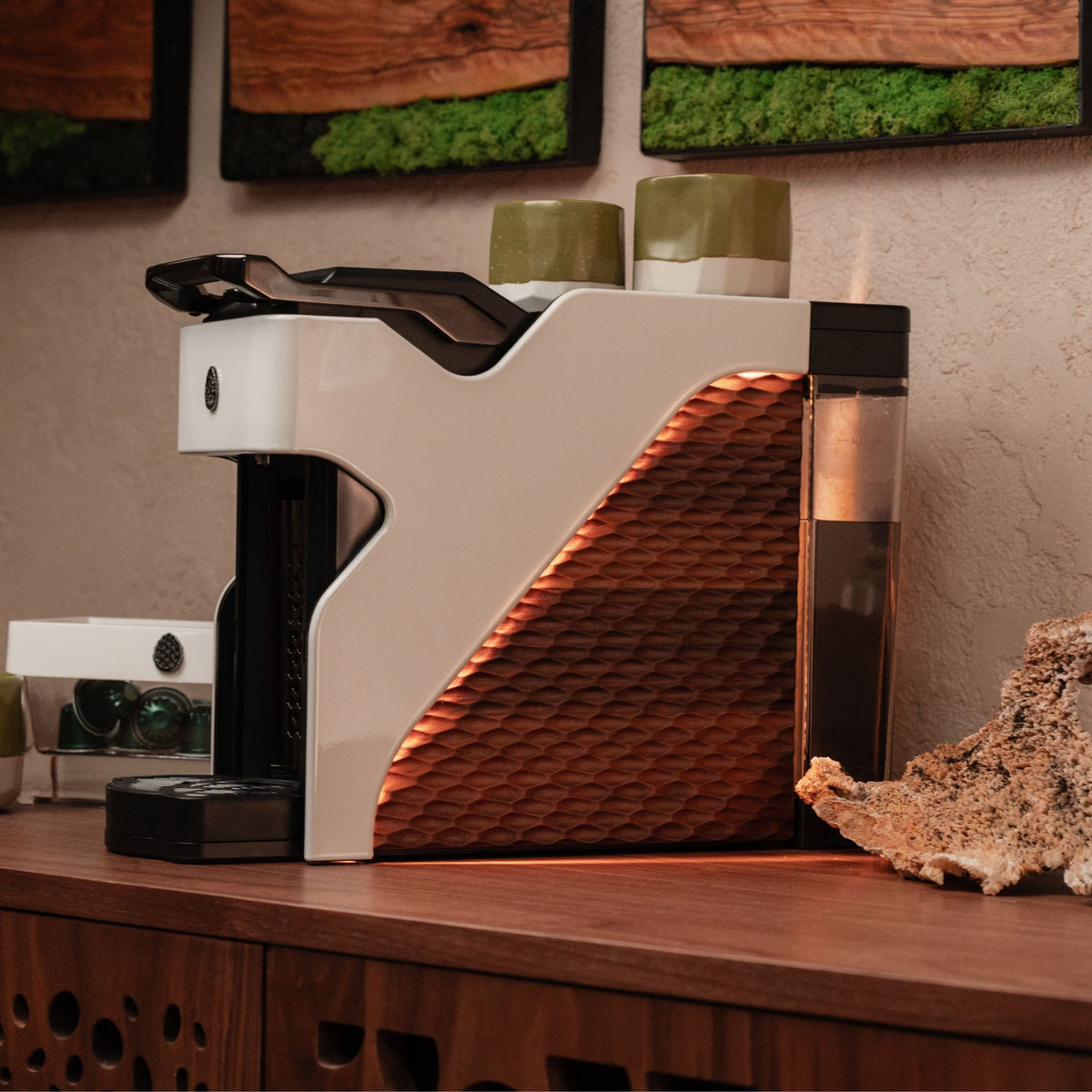 Line1 Espresso and Coffee Machine: Glacier & Grain