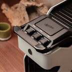 Line1 Espresso and Coffee Machine: Glacier & Onyx