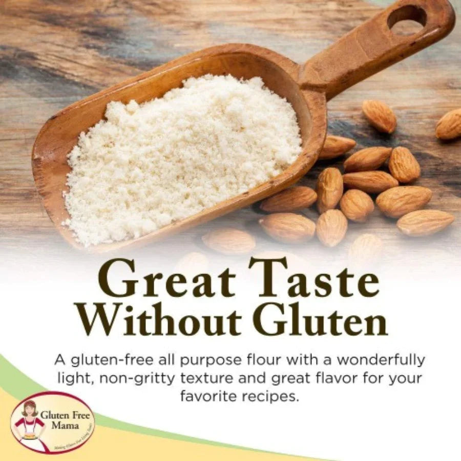 Gluten Free Almond Flour | Pack of 4 | 4 lb | Shipping Included | Gluten Free Mama | 6051