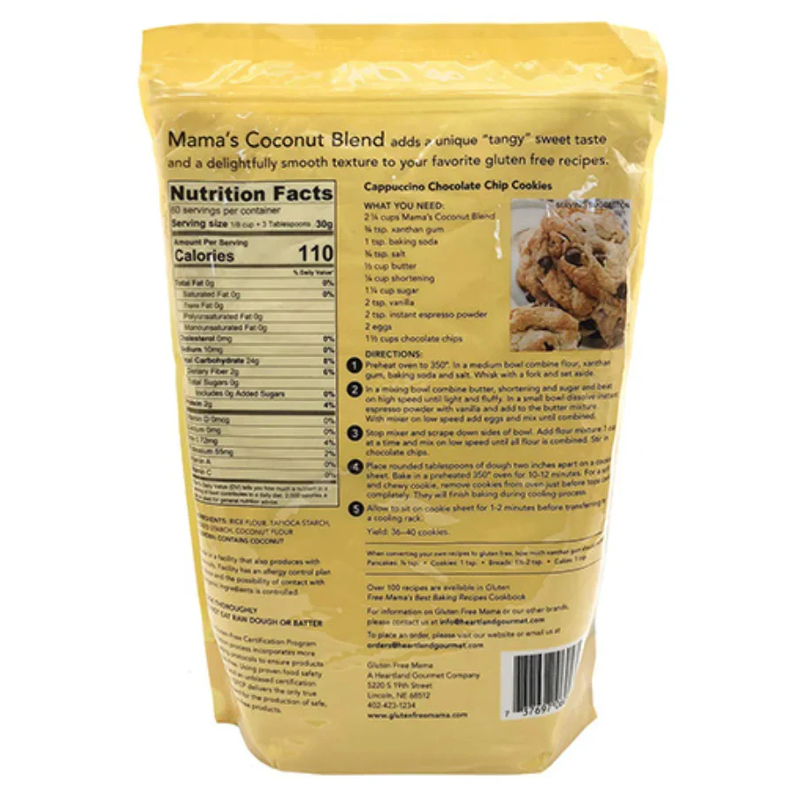 Coconut Flour | Pack of 2 | 4 lb | Gluten Free Mama | 6053