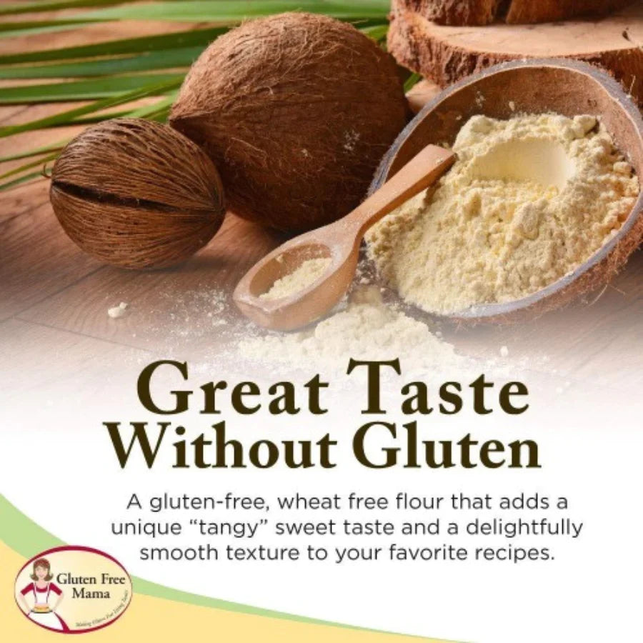 Coconut Flour | Pack of 2 | 4 lb | Gluten Free Mama | 6053