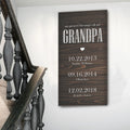 Grandfather's Name Sign