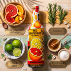 BarMixxers Premium Rosemary Ruby Grapefruit Elixir | Zero-Proof Botanical Mixer | 750ml