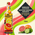 BarMixxers Premium Rosemary Ruby Grapefruit Elixir | Zero-Proof Botanical Mixer | 750ml
