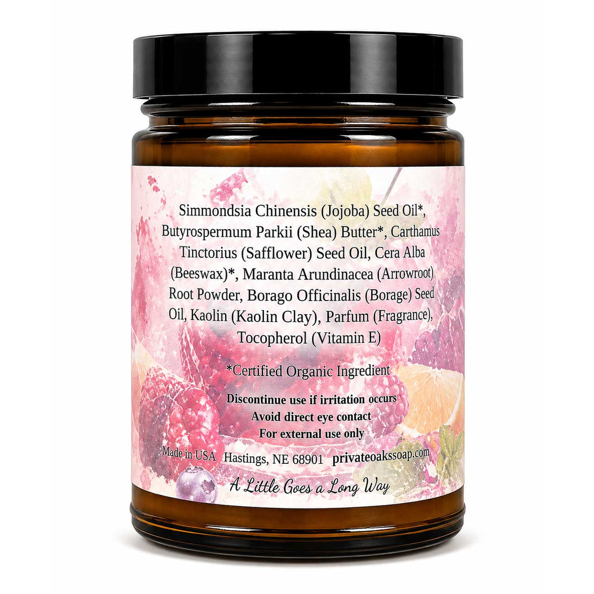 Cherry Smash Face and Body Cream | 8 oz | Multiple Skin Types | Private Oaks Soap Co.