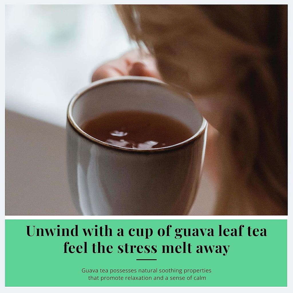 Guava Leaf Tea Bags – 50 Count | Caffeine-Free Herbal Tea