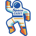 Space Cadet Weather Resistant Sticker | HEARTlandia