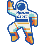 Space Cadet Weather Resistant Sticker | HEARTlandia