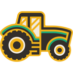 Tractor Weather Resistant Sticker | HEARTlandia
