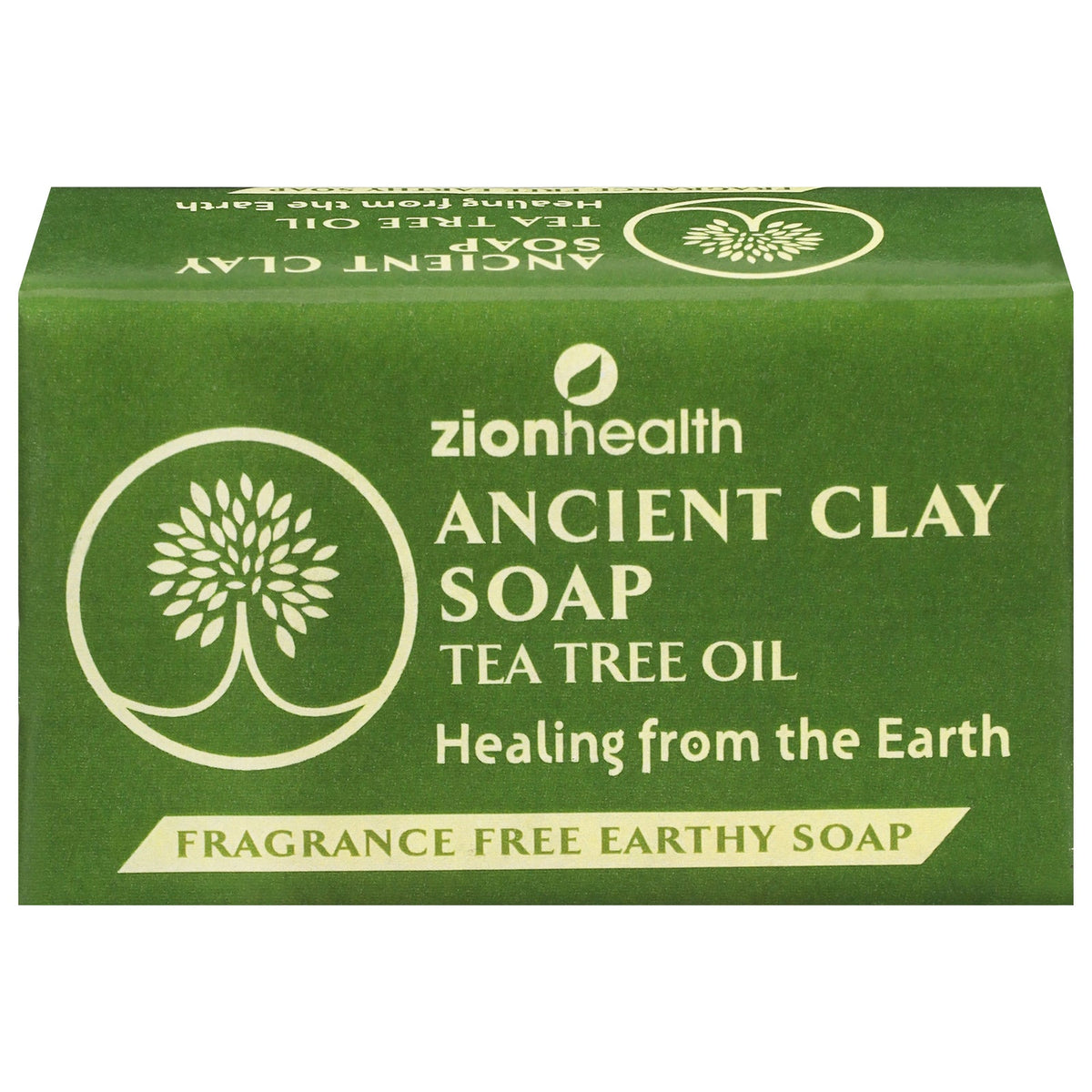 Zion Health Ancient Clay Soap Tea Tree - 1 Pack (6 Oz Each)