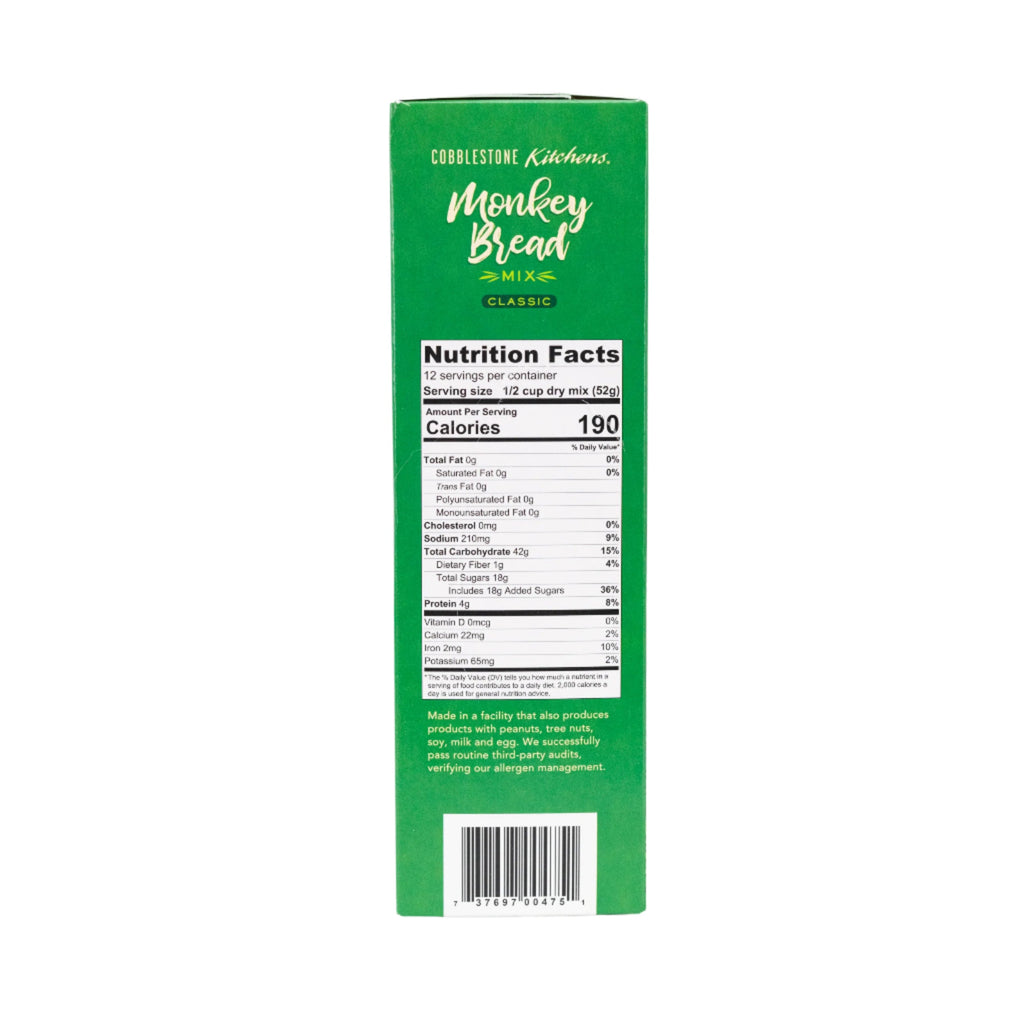 Sweet Cinnamon Monkey Bread Mix | Pack of 2 | 22 oz | Cobblestone Kitchen