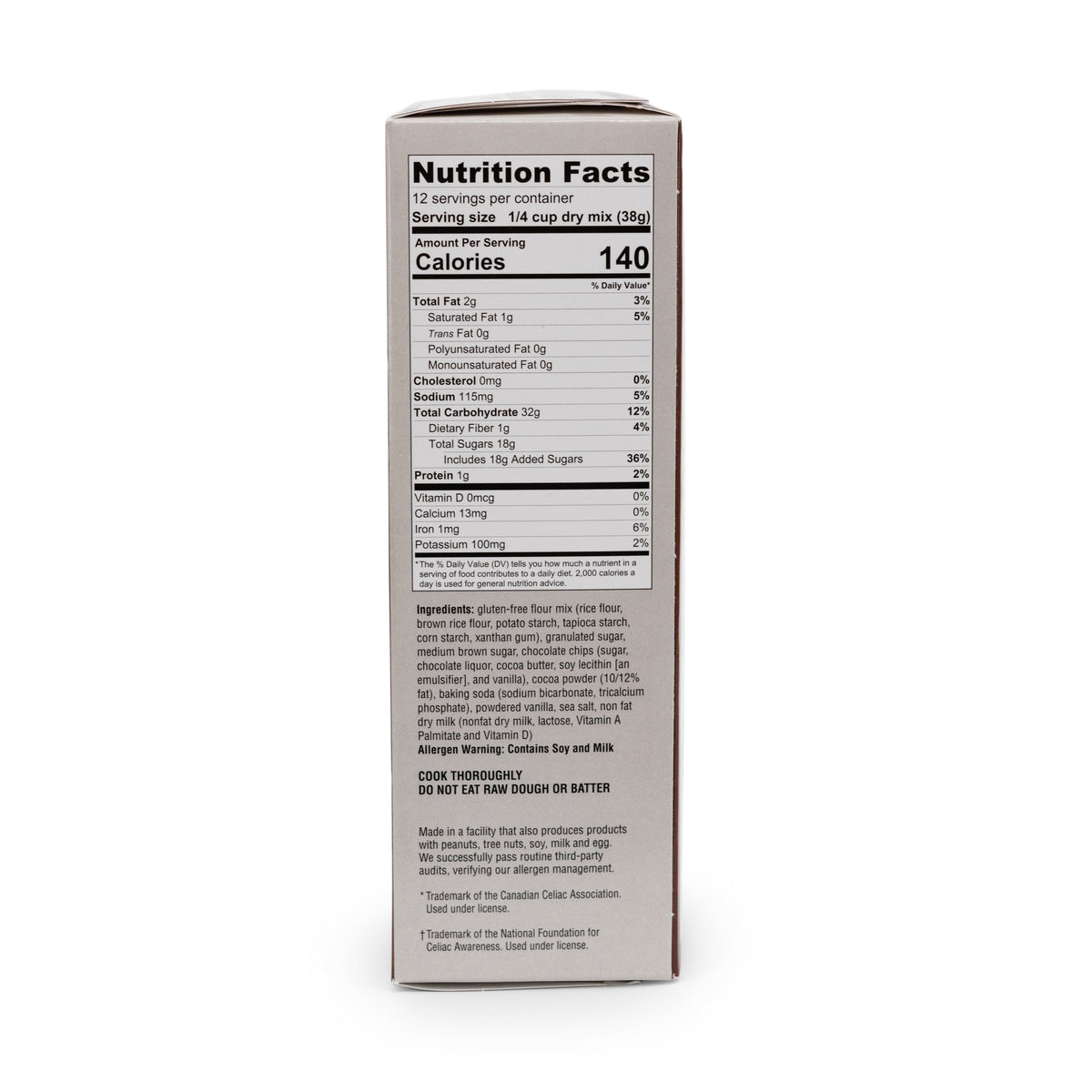 Gluten Free Double Chocolate Cookie Mix | Pack of 4 | 16 oz | Heartland Gourmet