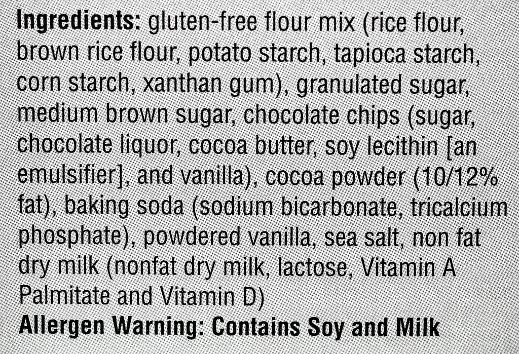 Gluten Free Double Chocolate Cookie Mix | Pack of 4 | 16 oz | Heartland Gourmet