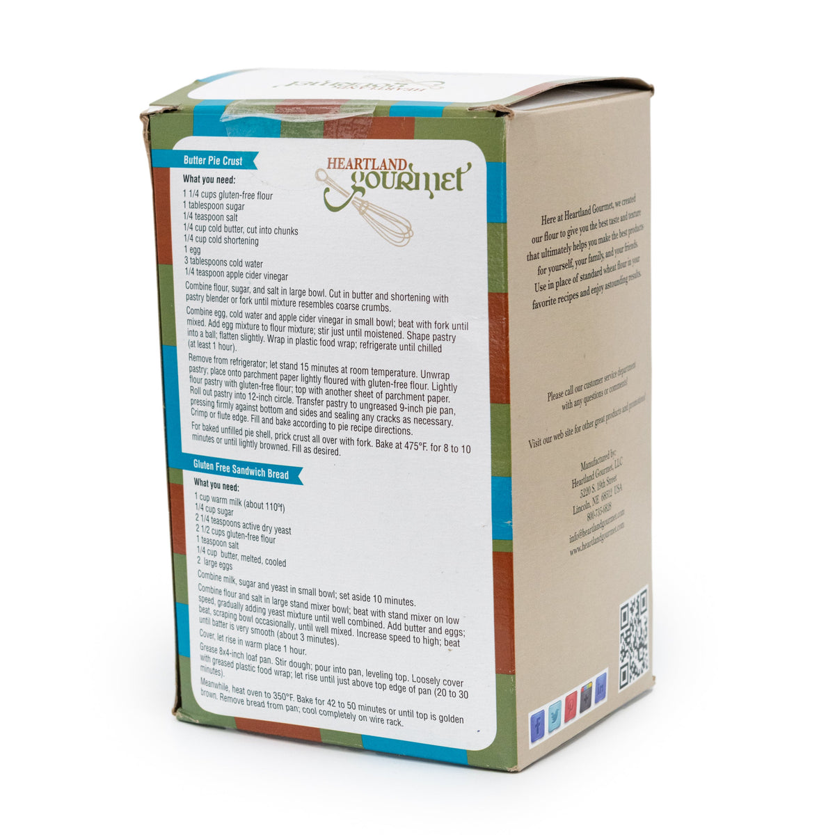 Gluten Free Multi-Purpose Flour Blend Mix | Pack of 4 | 3 lb | Heartland Gourmet | 2060