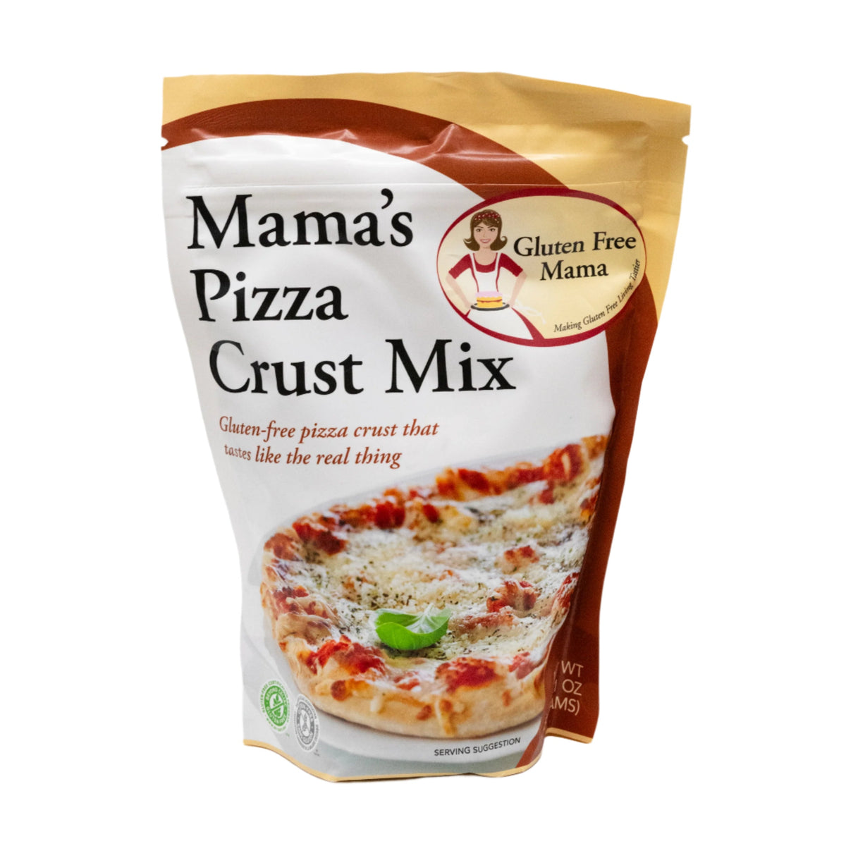 Gluten Free Pizza Crust Mix | Pack of 6 | 18 oz | Gluten Free Mama | 6058