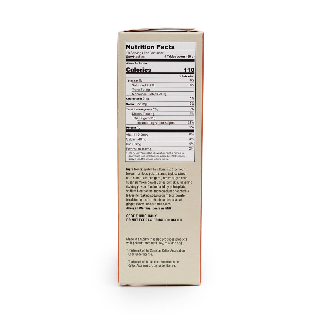 Gluten Free Pumpkin Bread Mix | Pack of 4 | 11 oz | Heartland Gourmet | 2028