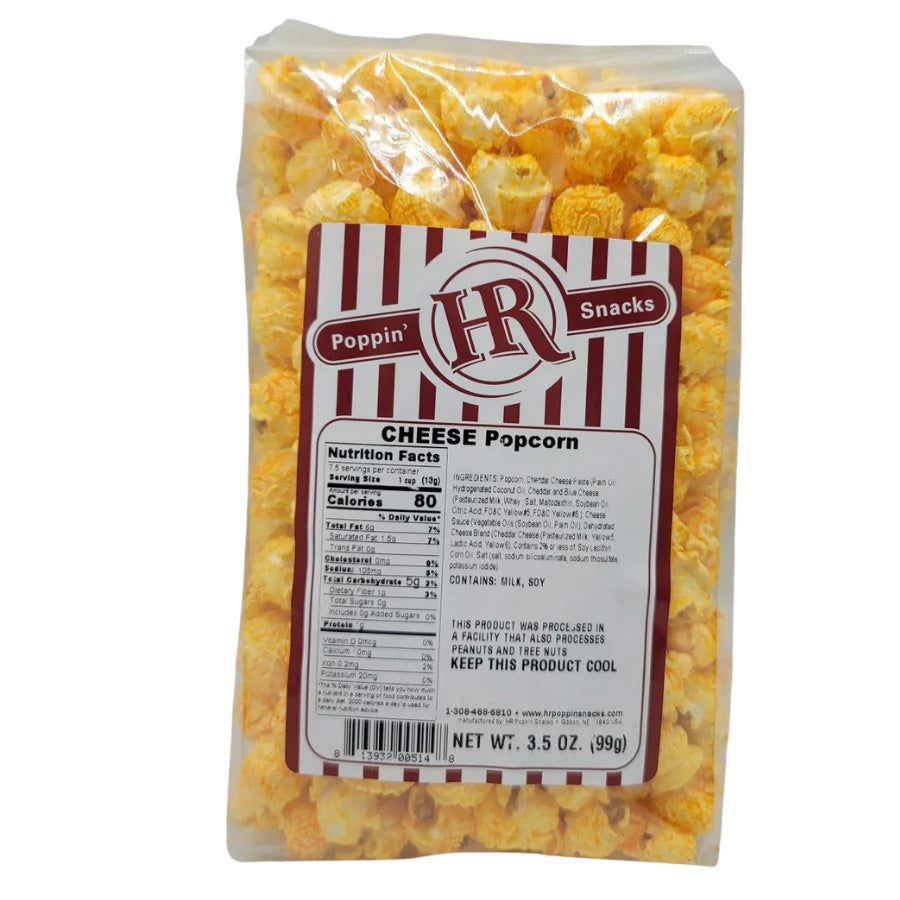 SALE CLOSE DATED | Cheese Popcorn | 3 oz | HR Poppin' Snacks