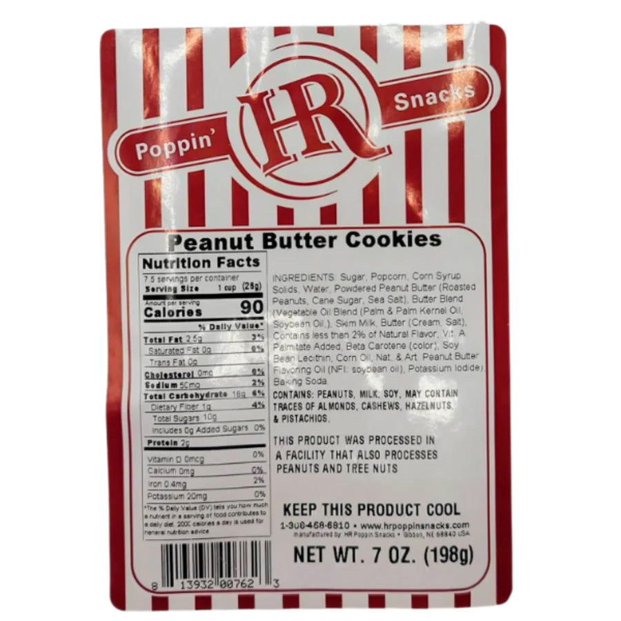 Peanut Butter Cookies Popcorn | 6.3 oz | HR Poppin' Snacks